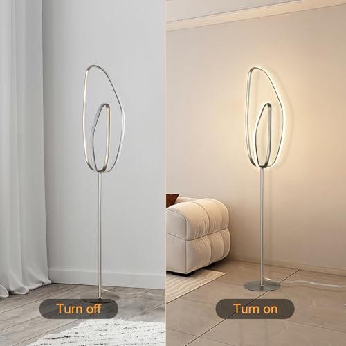 LQWELL® LED Stehlampe, 36W Standleuchte Outdoor&Innen Dekorative 3000K Stehleuchte Nachtlicht Vintage für Schlafzimmer Haus Hotel Esstisch