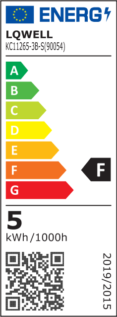 LQWELL ® Ceiling light LED ceiling lamp, 33W 3000K kitchen lamp modern bedroom lamp made of aluminum black white for living room bedroom kitchen balcony hallway basement office, 560 * 560 * 100mm