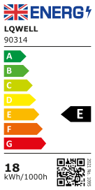 LQWELL® Deckenleuchte LED Deckenlampe, IP44 Wasserfest Badlampe Rund Flach 18W 6000K 1600LM Modern Schlicht Lampe Dünn für Wohnzimmer Badezimmer Schlafzimmer Küche Balkon Keller Büro, 220 * 24mm