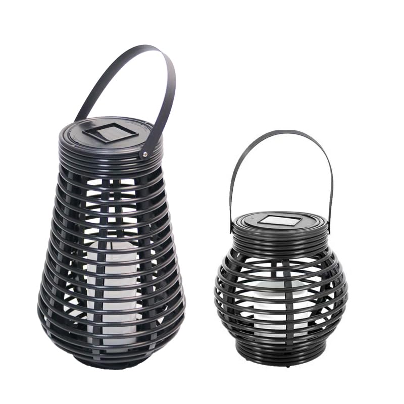 LQWELL® Solarlampen für den Garten, wasserdichte Solarlaternen, Garten