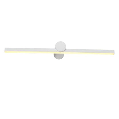 LQWELL® Wall Light, Metal, LED Indoor Wall Light in Retro Industrial Style, Suitable for Bedroom, Living Room, Studio, Bar Counter, Hotel, Staircase, Hallway, Basement, Matte White.