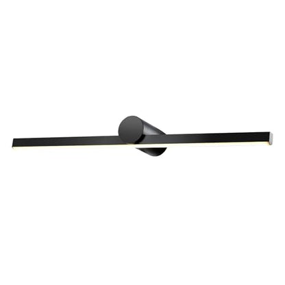 LQWELL® Wall Lights Indoor, LED Wall Lamp Wall Light, Modern Wall Lighting Wall Spot for Bedroom Living Room Studio Hotel Staircase, Matte Black, Bulb Not Included, Black
