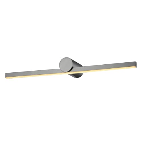 LQWELL® Wandleuchten Innen, LED Wandlampe Wandlicht, Moderne Wandbeleuchtung Wandspot für Schlafzimmer Wohnzimmer Studio Hotel Treppe, Mattschwarz, Glühbirne nicht enthalten, Sand Nickle