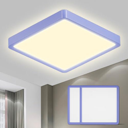 LQWELL® Ceiling Light LED Ceiling Lamp, IP44 Waterproof Bathroom Lamp Square Flat 23W 4000K 2400LM Modern Simple Lamp Thin for Living Room Bathroom Bedroom Kitchen Balcony Basement Office, 300 * 25mm