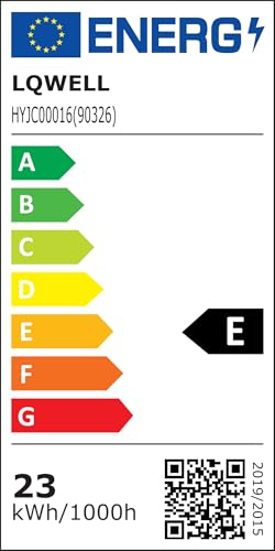 LQWELL® Deckenleuchte LED Deckenlampe, IP44 Wasserfest Badlampe Rund Flach 24W 3000K 2400LM Modern Schlicht Lampe Dünn für Wohnzimmer Badezimmer Schlafzimmer Küche Balkon Keller Büro, 300 * 25mm