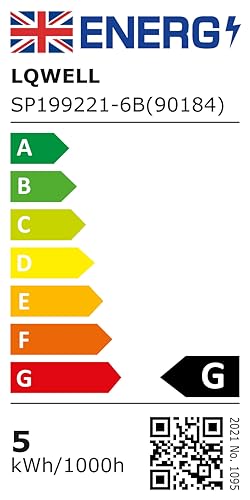 LQWELL® Moderne LED-Pendelleuchte, einfache Pendelleuchte für Küche, Wohnzimmer, Schlafzimmer, Esszimmer, Café, Metall-Pendelleuchte, Deckenleuchte, Mattschwarz