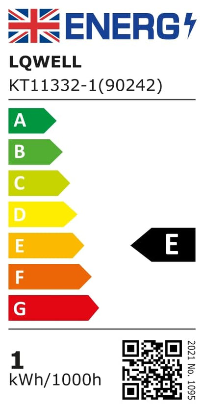 LQWELL® LED Table Lamp, Touch Dimmable Desk Lamp Type-C USB Bedside Lamp Adjustable Brightness for Indoor Living Room Bedroom Dinner Hotel Bar Restaurant, Black