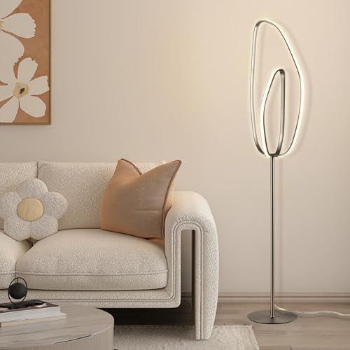 LQWELL® LED Stehlampe, 36W Standleuchte Outdoor&Innen Dekorative 3000K Stehleuchte Nachtlicht Vintage für Schlafzimmer Haus Hotel Esstisch