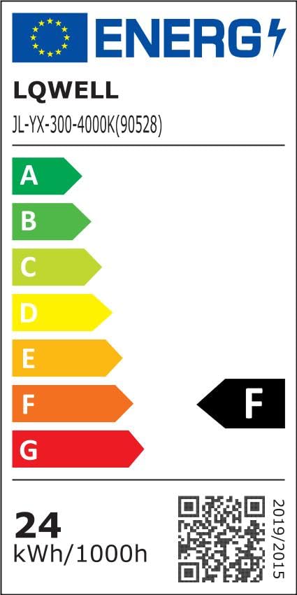 LQWELL® Deckenleuchte LED Deckenlampe, 1,6CM Ultradünn Rund Flach IP44 Wasserfest Badlampe 24W 4000K 2500LM Modern für Wohnzimmer Badezimmer Schlafzimmer Küche Balkon Keller Büro, 300 * 16mm