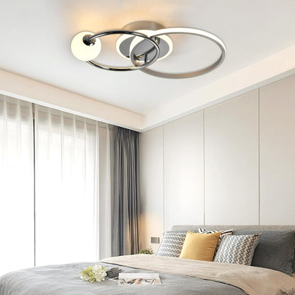 LQWELL® ceiling light LED ceiling lamp, 14W 3000K kitchen lamp modern bedroom lamp made of aluminum for living room bedroom kitchen balcony hallway basement office, 495 * 305 * 110mm