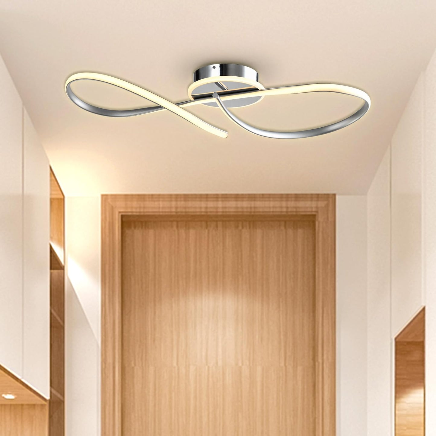 LQWELL ® Deckenleuchte LED Deckenlampe, 29W 3000K Küchenlampe Modern Schlafzimmerlampe aus Aluminium für Wohnzimmer Schlafzimmer Küche Balkon Flur Keller Büro, 800 * 310 * 135mm