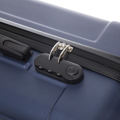 YONSLY® Suitcase, Trolley Travel Suitcase, Rolling Carry-on Luggage with 4 360° Wheels, ABS Hardshell, Security Lock, Soft Rubber Handle, 210D Lining