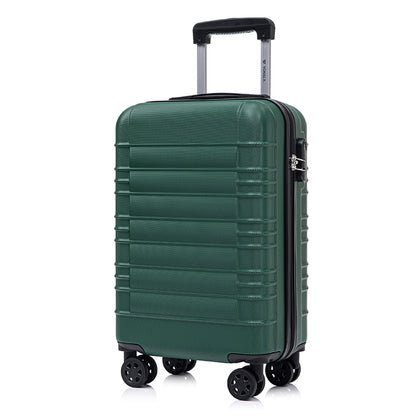YONSLY® Suitcase, Trolley Suitcase, Cabin Luggage with 4 360° Wheels, Hardshell Suitcase, Combination Lock, Soft Rubber Handle