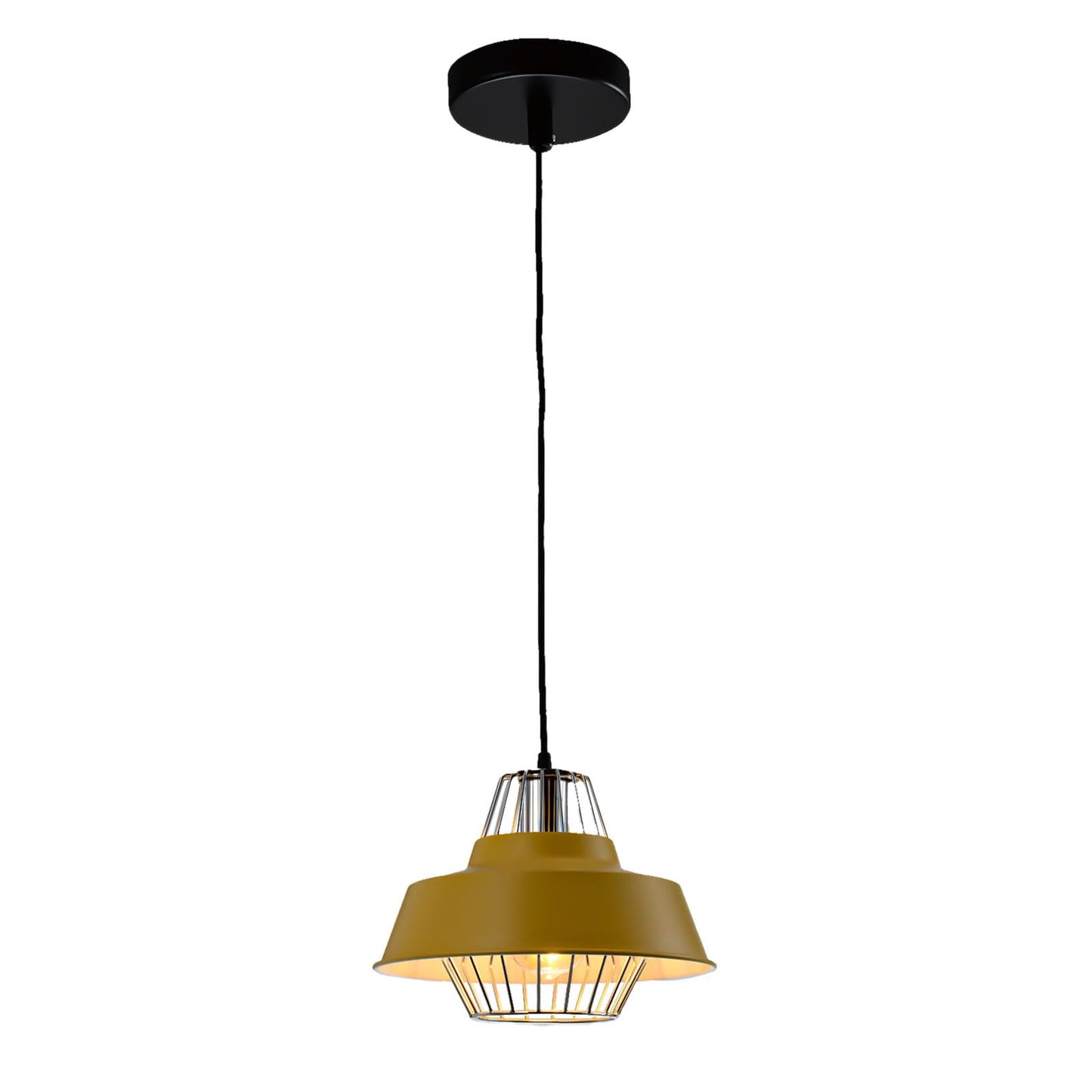 LQWELL® Modern Pendelleuchte Hängeleuchte E27, Minimalist Industrie Pendellampe Vintage Hängelampe für Küche Wohnzimmer Schlafzimmer Esszimmer Cafés, Metall Kronleuchter Deckenlampe