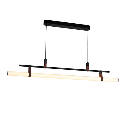 LQWELL® Modern LED Pendant Light, Simple Hanging Lamp, Suitable for Kitchen, Living Room, Bedroom, Dining Room, Cafe, Metal Hanging Lamp, Ceiling Light, Matte Black