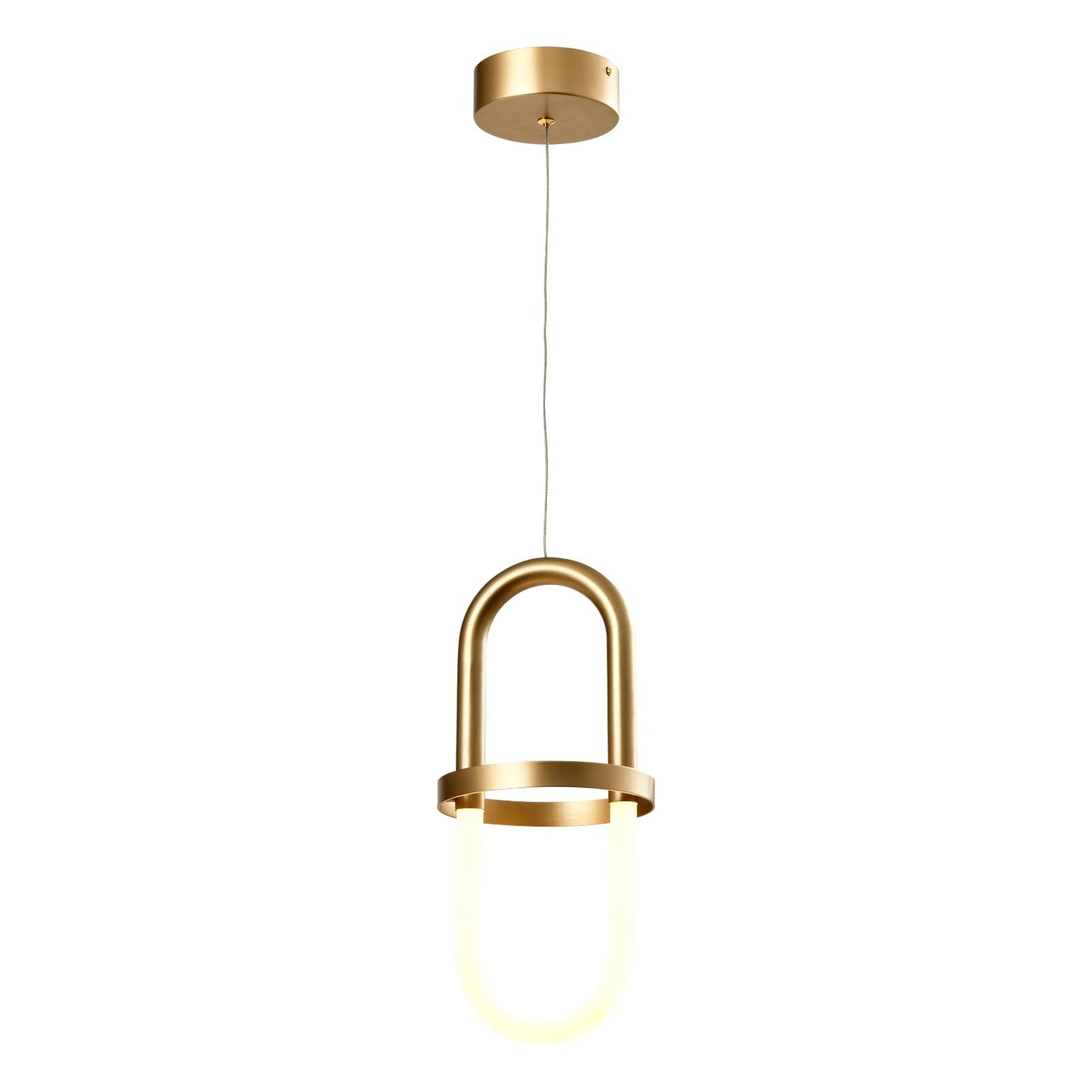 LQWELL® Modern LED Pendant Light, Simple Hanging Lamp, Suitable for Kitchen, Living Room, Bedroom, Dining Room, Cafe, Metal Pendant Light, Ceiling Light