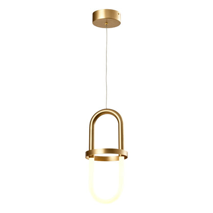LQWELL® Modern LED Pendant Light, Simple Hanging Lamp, Suitable for Kitchen, Living Room, Bedroom, Dining Room, Cafe, Metal Pendant Light, Ceiling Light