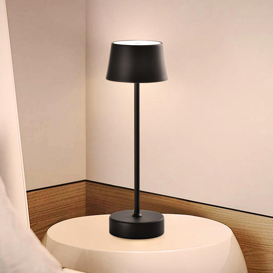 LQWELL® LED Table Lamp, Touch Dimmable Desk Lamp Type C USB Bedside Lamp Adjustable Brightness for Indoors Living Room Bedroom Dinner Hotel Bar Restaurant