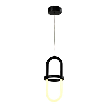 LQWELL® Modern LED Pendant Light, Simple Hanging Lamp, Suitable for Kitchen, Living Room, Bedroom, Dining Room, Cafe, Metal Pendant Light, Ceiling Light