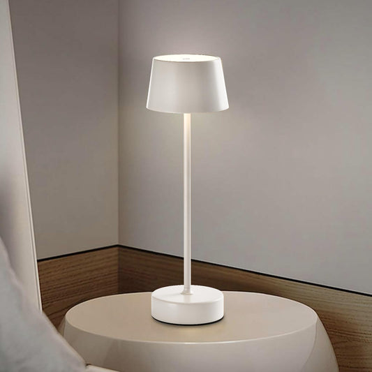 LQWELL® LED Table Lamp, Touch Dimmable Desk Lamp Type C USB Bedside Lamp Adjustable Brightness for Indoors Living Room Bedroom Dinner Hotel Bar Restaurant