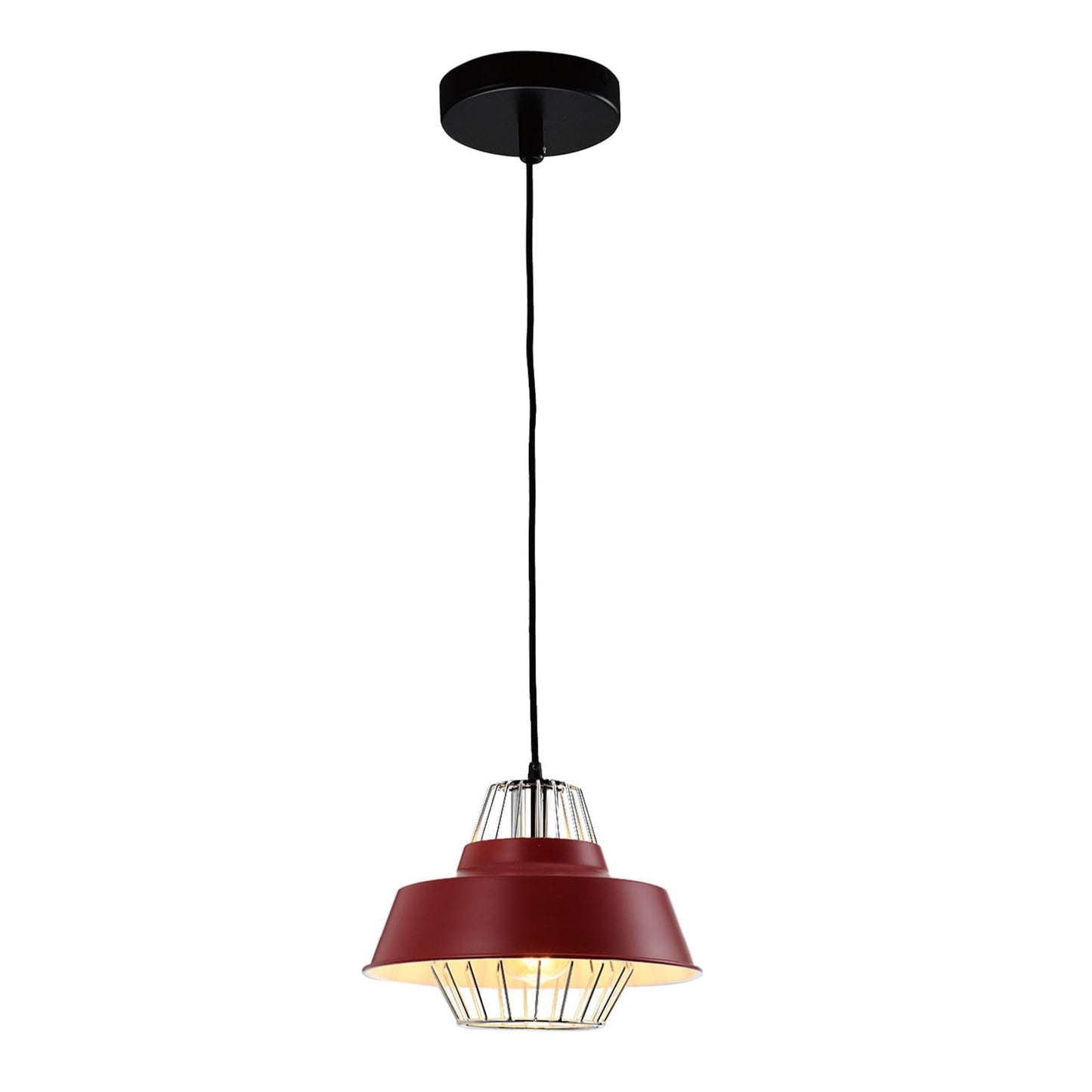 LQWELL® Modern Pendelleuchte Hängeleuchte E27, Minimalist Industrie Pendellampe Vintage Hängelampe für Küche Wohnzimmer Schlafzimmer Esszimmer Cafés, Metall Kronleuchter Deckenlampe