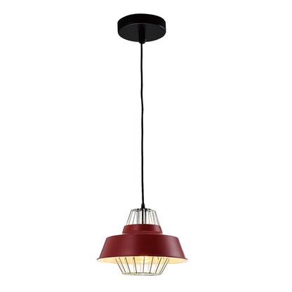 LQWELL® Modern Pendelleuchte Hängeleuchte E27, Minimalist Industrie Pendellampe Vintage Hängelampe für Küche Wohnzimmer Schlafzimmer Esszimmer Cafés, Metall Kronleuchter Deckenlampe