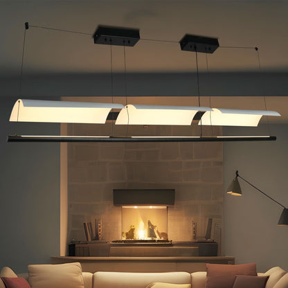 LQWELL® Modern Pendant Light, LED 36W, Minimalist Industrial Pendant Lamp, Vintage Hanging Lamp for Kitchen, Living Room, Bedroom, Dining Room, Cafes, Metal Chandelier Ceiling Lamp