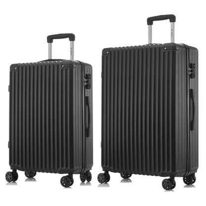 YONSLY® Premium Luggage TSA Lock, YKK Zipper Hardside Suitcase Trolley Cabin Luggage Spinner Suitcase Carry-on 4 Wheels (L-XL Set)