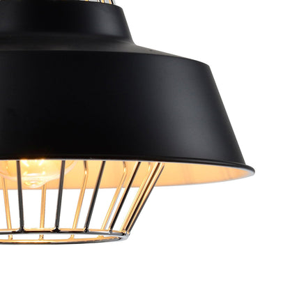 LQWELL® Modern Pendelleuchte Hängeleuchte E27, Minimalist Industrie Pendellampe Vintage Hängelampe für Küche Wohnzimmer Schlafzimmer Esszimmer Cafés, Metall Kronleuchter Deckenlampe