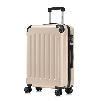 YONSLY® Premium Travel Suitcase TSA Lock, YKK Zipper Hardshell Suitcase Trolley Cabin Suitcase Rolling Suitcase Hand Luggage 4 Wheels