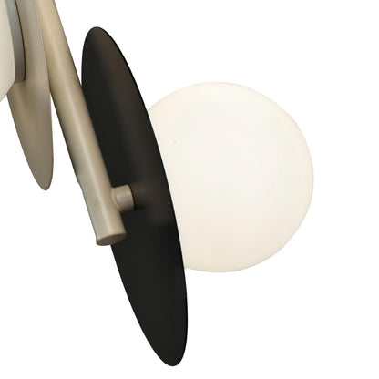 LQWELL® LED Chandelier 45W, Industrial Chandelier, Retro Pendant Light Metal Ceiling Lamp for Living Room Bedroom Dining Room Hallway Cafes Bar Studio