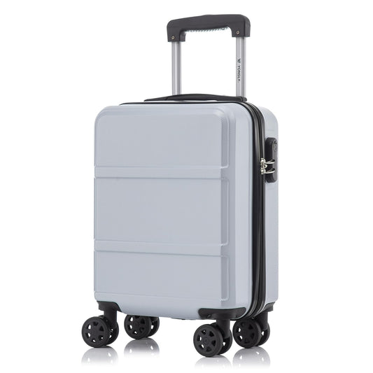 YONSLY® Trolley Reisekoffer Travel Suitcase, Rollkoffer Handgepäck, Hartschalenreisekoffer mit 4 Rollen 360°, Zahlenschloss, Weicher Gummigriff