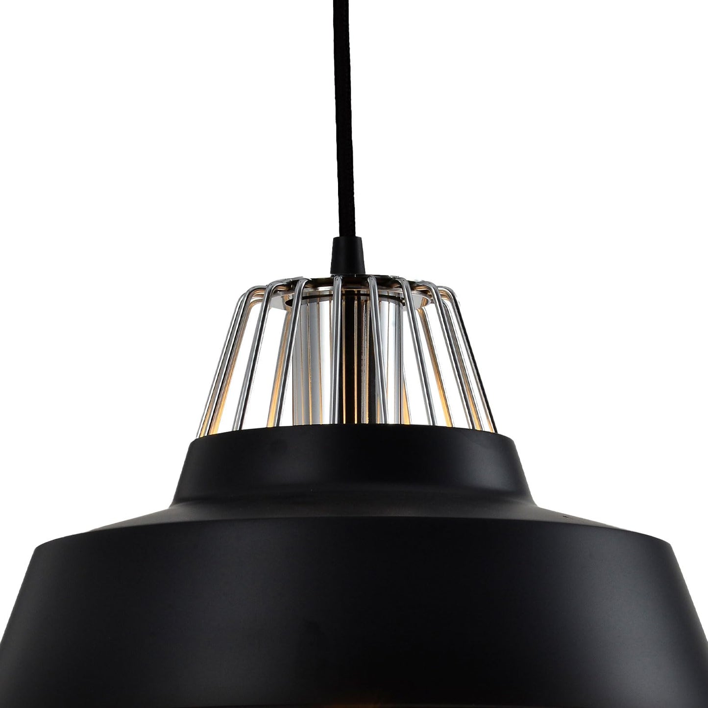 LQWELL® Modern Pendelleuchte Hängeleuchte E27, Minimalist Industrie Pendellampe Vintage Hängelampe für Küche Wohnzimmer Schlafzimmer Esszimmer Cafés, Metall Kronleuchter Deckenlampe