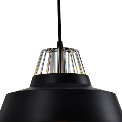 LQWELL® Modern Pendelleuchte Hängeleuchte E27, Minimalist Industrie Pendellampe Vintage Hängelampe für Küche Wohnzimmer Schlafzimmer Esszimmer Cafés, Metall Kronleuchter Deckenlampe