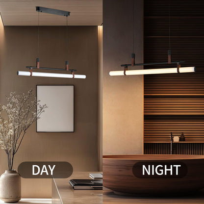 LQWELL® Modern Pendant Light LED 9W, Minimalist Industrial Pendant Lamp Vintage Hanging Lamp for Kitchen Living Room Bedroom Dining Room Cafes, Metal Chandelier Ceiling Lamp
