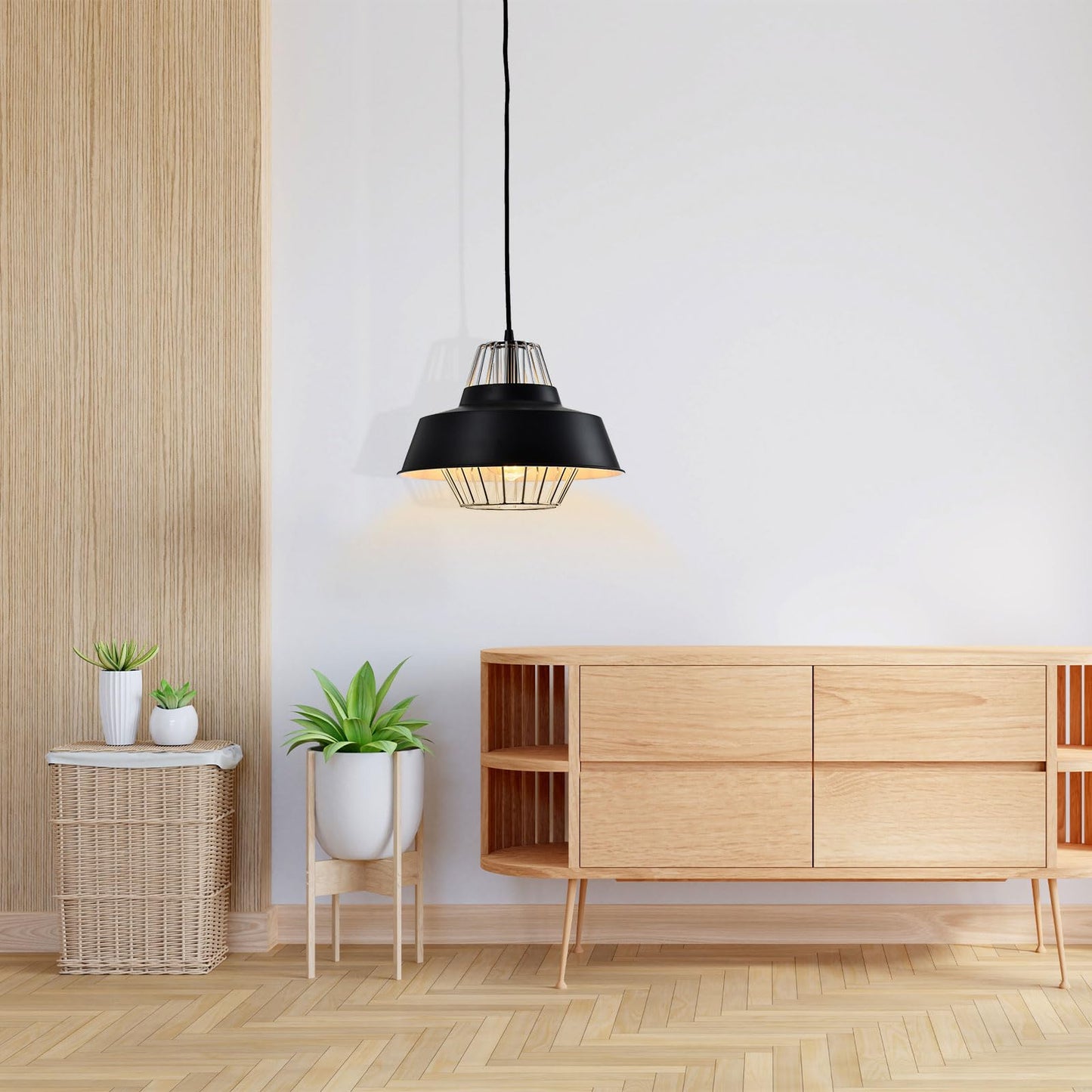 LQWELL® Modern Pendelleuchte Hängeleuchte E27, Minimalist Industrie Pendellampe Vintage Hängelampe für Küche Wohnzimmer Schlafzimmer Esszimmer Cafés, Metall Kronleuchter Deckenlampe
