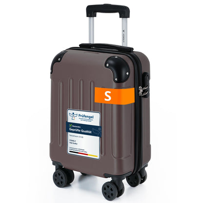 YONSLY® Luggage Suitcase Travel Suitcase, Trolley Carry-on Luggage, Hardshell Suitcase with 360° Spinner Wheels, Combination Lock, Multi-stage Telescopic Handle