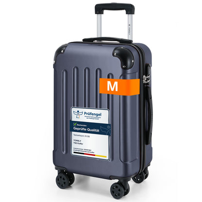 YONSLY® Luggage Suitcase Travel Suitcase, Trolley Carry-on Luggage, Hardshell Suitcase with 360° Spinner Wheels, Combination Lock, Multi-stage Telescopic Handle