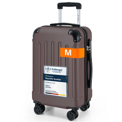 YONSLY® Luggage Suitcase Travel Suitcase, Trolley Carry-on Luggage, Hardshell Suitcase with 360° Spinner Wheels, Combination Lock, Multi-stage Telescopic Handle