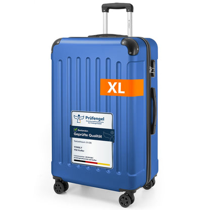 YONSLY® Luggage Suitcase Travel Suitcase, Trolley Carry-on Luggage, Hardshell Suitcase with 360° Spinner Wheels, Combination Lock, Multi-stage Telescopic Handle