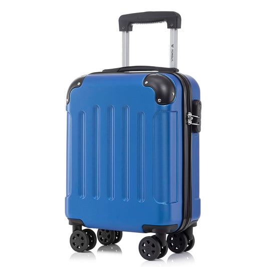 yonsly Kabinenkoffer mit abnehmbaren Rädern, S Koffer Suitcase, Trolley Reisekoffer, Rollkoffer Handgepäck mit 4 Rollen 360°, Hartschalenreisekoffer, Zahlenschloss, Gummigriff