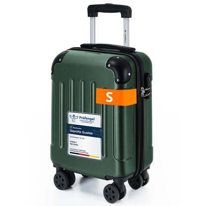 YONSLY® Luggage Suitcase Travel Suitcase, Trolley Carry-on Luggage, Hardshell Suitcase with 360° Spinner Wheels, Combination Lock, Multi-stage Telescopic Handle