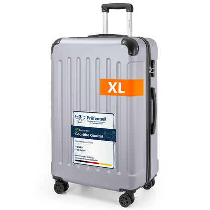 YONSLY® Luggage Suitcase Travel Suitcase, Trolley Carry-on Luggage, Hardshell Suitcase with 360° Spinner Wheels, Combination Lock, Multi-stage Telescopic Handle