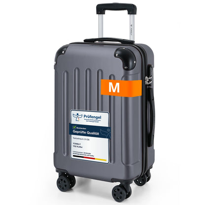 YONSLY® Luggage Suitcase Travel Suitcase, Trolley Carry-on Luggage, Hardshell Suitcase with 360° Spinner Wheels, Combination Lock, Multi-stage Telescopic Handle