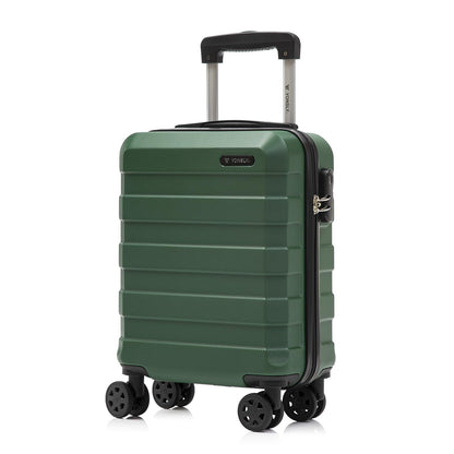 YONSLY® Trolley Travel Suitcase, Rolling Carry-on Luggage, Hardshell Suitcase with 4 360° Spinner Wheels, Combination Lock, Soft Rubber Handle