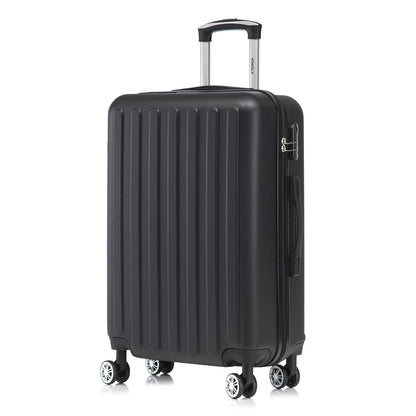 YONSLY® Koffer Suitcase, Trolley Reisekoffer Set, Rollkoffer Handgepäck, Kabinenkoffer Hartschalenreisekoffer mit 4 Rollen 360°, Zahlenschloss, Weicher Gummigriff