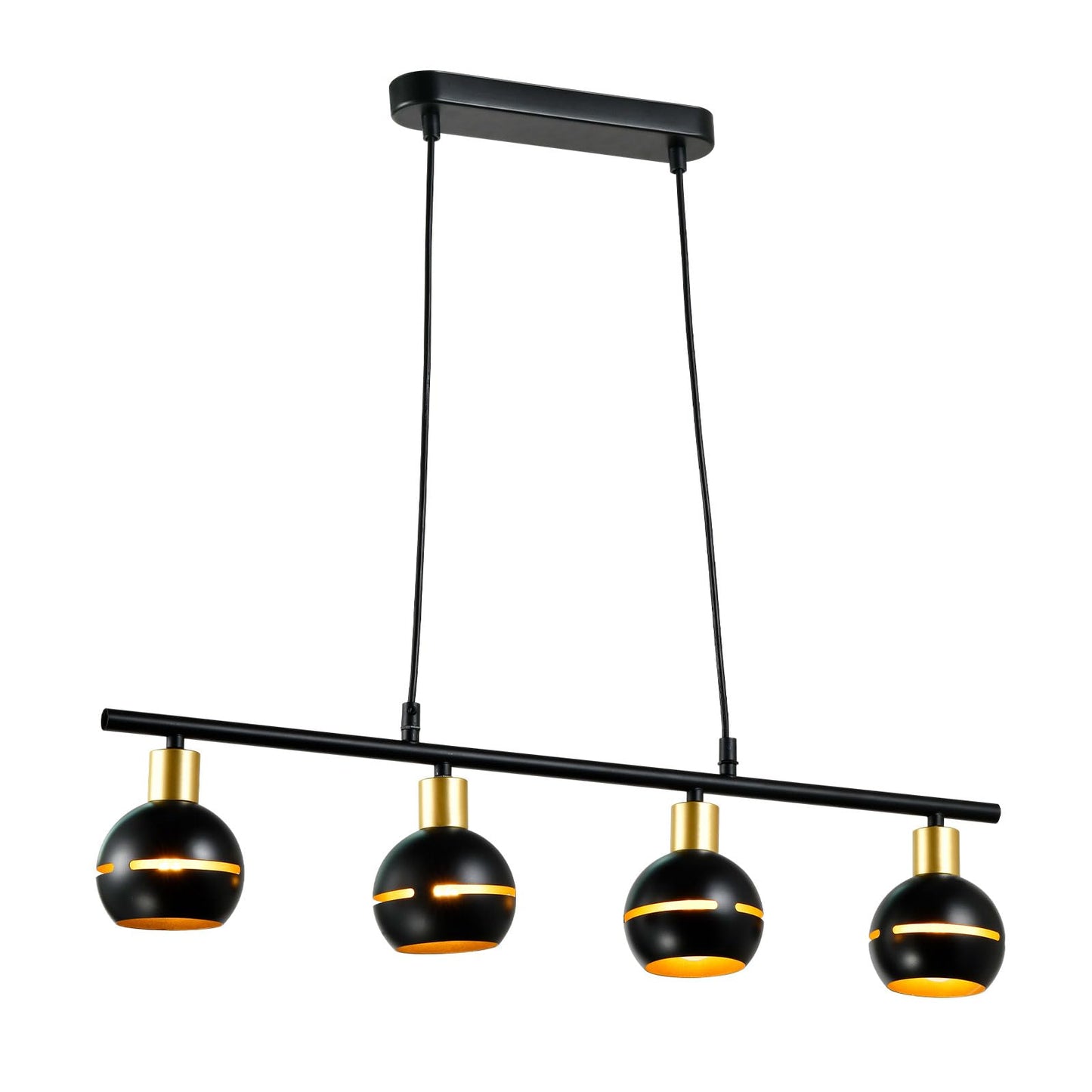 LQWELL® Modern Pendant Lamp, Retro Hanging Lamp, E14 Chandelier Multi-Bulb for Living Room Bedroom Dining Room Cafes Studio Bar Shop