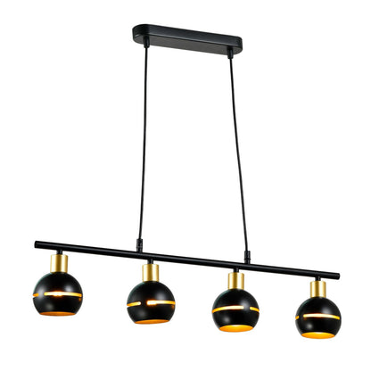 LQWELL® Modern Pendant Lamp, Retro Hanging Lamp, E14 Chandelier Multi-Bulb for Living Room Bedroom Dining Room Cafes Studio Bar Shop