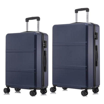 YONSLY® Premium Luggage TSA Lock, YKK Zipper Hardshell Suitcase Trolley Cabin Luggage Spinner Suitcase Carry-on 4 Wheels (L-XL Set)
