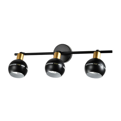 LQWELL® LED Ceiling Light Spotlight, Black Ceiling Spotlights E27 Ceiling Lamp Rotatable Wall Lamp Kitchen Light 2 3 4 Flames for Bedroom Living Room Dining Room Bar Shop Studio